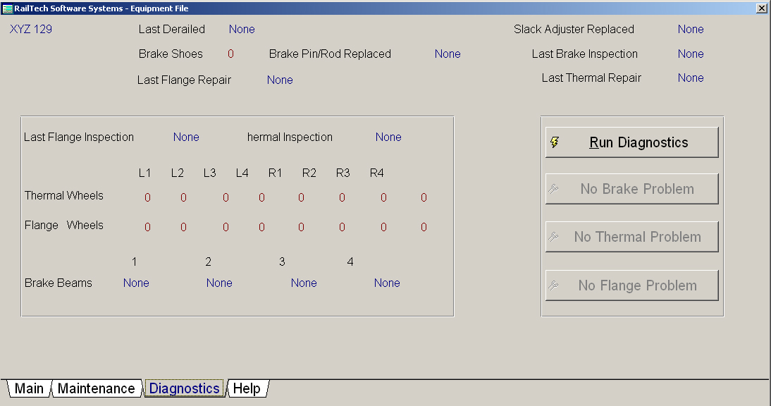 Diagnostics of Repairs
