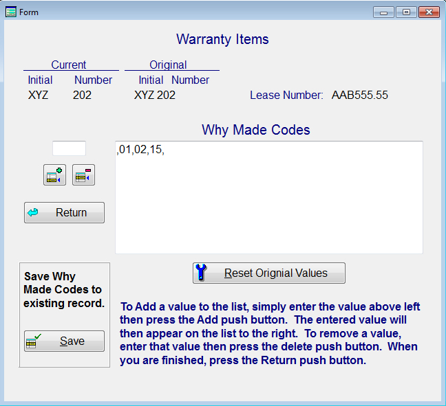 Warranty Issues