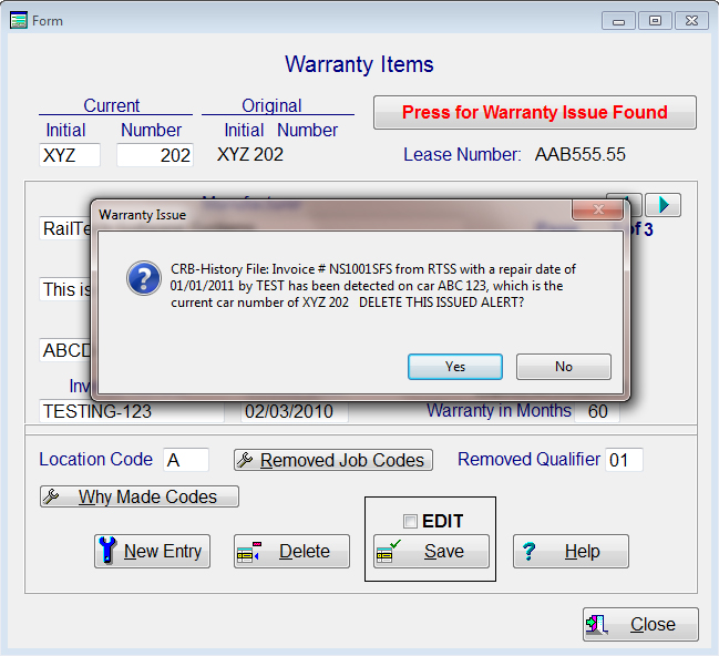 Warranty Issues